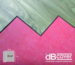 dBCover1510c HWZ International Universal Dmmunterlage fr Vinyl und Rigidbelge  uni Latex-Schaumstoff Dmmunterlage, nur in Verbindung mit Bodenbelag bestellbar