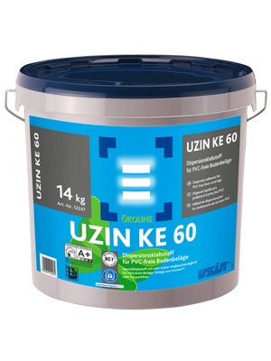 wUzi12247 Uzin Kleber  KE60 / 14kg Dispersionsklebstoff fr PVC-freie Bodenbelge