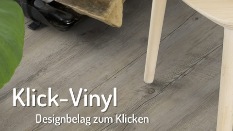 Klick-Vinyl Designbelag, Bodenbelag von Parador, Wineo, Gerflor, Amtico, Forbo, HWZ, BerryAlloc...