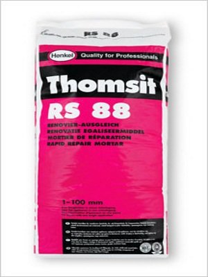 wRS88 Thomsit Spachtelmasse zum Spachteln von 1 - 100 mm in einem Arbeitsgang RS 88 Renovier-Ausgleich