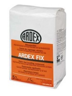 wFIX Ardex Spachtelmasse Reparaturspachtel mit Finish-Charakter fr den Bodenbereich auf Zement-Basis FIX Blitzspachtel