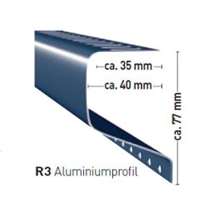 wgz59160001 Gerflor Profile/Schienen uni Rundungsprofil R3