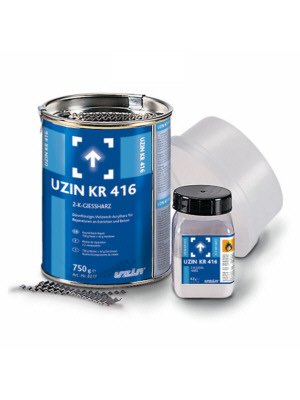 wkr416-750 Uzin Spachtelmasse  KR 416 2-K Gieharz inkl. Estrichklammern