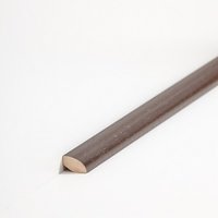 S�dbrock Sockelleisten Viertelstab Dunkelbraun Massivholz...