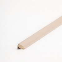 S�dbrock Sockelleisten Viertelstab Hellbeige Massivholz...