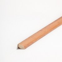 S�dbrock Sockelleisten Viertelstab Maron Massivholz...