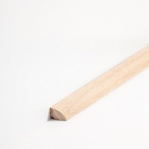 S�dbrock Sockelleisten Viertelstab Eiche lackiert Massivholz Viertelstab  Leiste sbs14141
