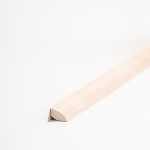 S�dbrock Sockelleisten Viertelstab Ahorn lackiert Massivholz Viertelstab  Leiste sbs14145