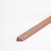 S�dbrock Sockelleisten Viertelstab Nussbaum lackiert...