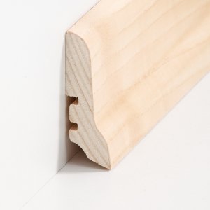 S�dbrock Sockelleisten Holzkern Esche lackiert...