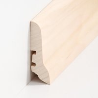 S�dbrock Sockelleisten Holzkern Ahorn lackiert...
