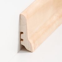 S�dbrock Sockelleisten Holzkern Birke lackiert...