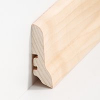 S�dbrock Sockelleisten Holzkern Kirsche lackiert...