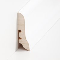 S�dbrock Sockelleisten Holzkern Esche wei� lackiert...