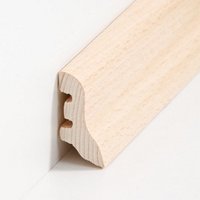 S�dbrock Sockelleisten Holzkern Birke lackiert...