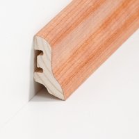 S�dbrock Sockelleisten Holzkern Kirsche lackiert...