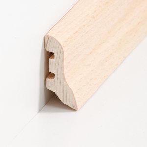 Südbrock Sockelleisten Holzkern Buche hell lackiert...