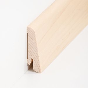 S�dbrock Sockelleisten Holzkern Ahorn lackiert...