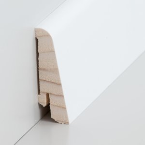 sbs20.58.31 S�dbrock Sockelleisten Holzkern deckend wei�...