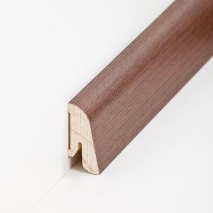 Sdbrock Sockelleisten Holzkern Wenge lackiert Holz-Fussleiste, Holzkern mit Echtholz furniert sbs193821