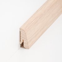 S�dbrock Sockelleisten Holzkern Eiche roh...