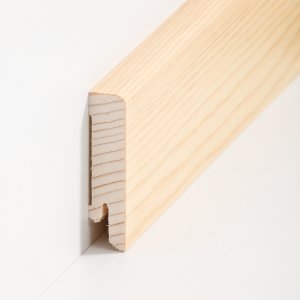 S�dbrock Sockelleisten Holzkern Kiefer lackiert Holz-Fussleiste, Holzkern mit Echtholz furniert sbs16613