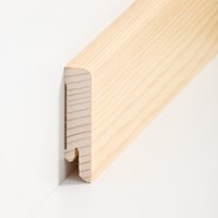 S�dbrock Sockelleisten Holzkern Kiefer lackiert...