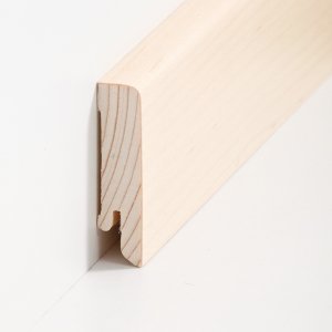 S�dbrock Sockelleisten Holzkern Ahorn lackiert Holz-Fussleiste, Holzkern mit Echtholz furniert sbs16615