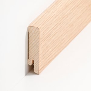 S�dbrock Sockelleisten Holzkern Eiche ge�lt Holz-Fussleiste, Holzkern mit Echtholz furniert sbs1661801