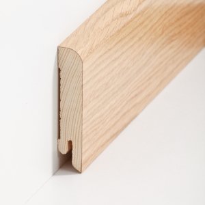 S�dbrock Sockelleisten Holzkern Eiche lackiert...