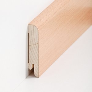S�dbrock Sockelleisten Holzkern Buche lackiert...