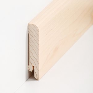 S�dbrock Sockelleisten Holzkern Ahorn lackiert...