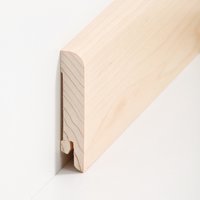 S�dbrock Sockelleisten Holzkern Ahorn lackiert...