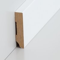 sbs7211040 Sdbrock Sockelleisten MDF Wei Fussleiste,...