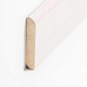 Südbrock Sockelleisten Holzkern Eiche Weiß...