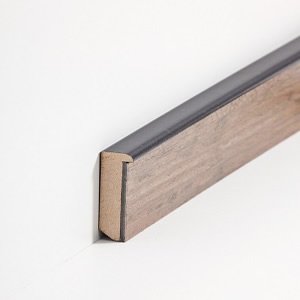 sbs7265129 Südbrock Sockelleisten MDF Schwarz...