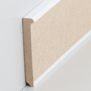 sbs7267631 Sdbrock Sockelleisten MDF Wei Sockelleiste MDF-Kern mit Dekorfolie fr Designbelag