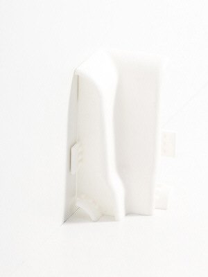 Südbrock Sockelleisten Ecken Weiß, lieferbar nur in Verbindung mit Sockelleisten Bestellung Innenecke aus Kunststoff für MDF-Leiste 20 x 60mm sbzb76131