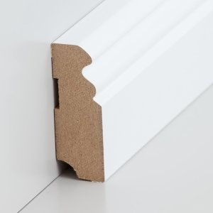 wsbs719058 Südbrock Sockelleisten MDF Weiß Fussleiste,...