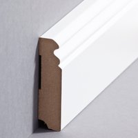 wsbs719080 S�dbrock Sockelleisten MDF Wei� Fussleiste,...