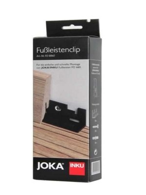 wJokaclips Joka Befestigungsclips uni nur in Verbindung mit Bodenbelag-Bestellung Sockelleisten Clips passen fr Joka Fussleisten