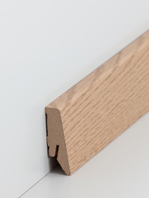 wsbs7185817 Sdbrock Sockelleisten MDF Isar Eiche Fussleiste, MDF-Kern mit Dekorfolie ummantelt