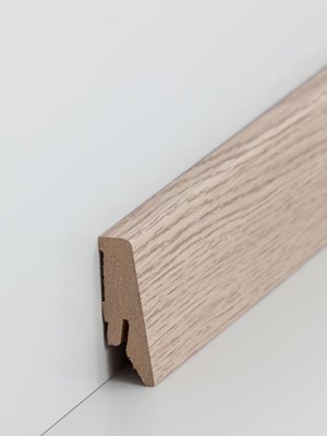 wsbs7185818 Sdbrock Sockelleisten MDF Yukon Eiche Fussleiste, MDF-Kern mit Dekorfolie ummantelt