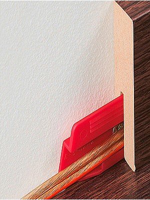 wproP475751 Profilor Befestigungsclips rot, lieferbar nur in Verbindung mit Sockelleisten-Bestellung  Clips rot fr SL 4, SL 18, SL 20