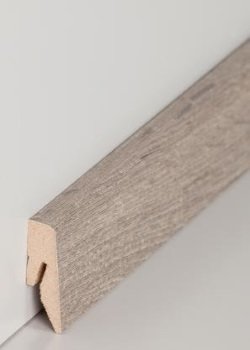 sbs7184024 Sdbrock Sockelleisten MDF Mississippi Eiche Fussleiste, MDF-Kern mit Dekorfolie ummantelt