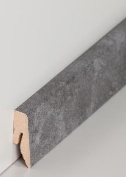 sbs7184030 Sdbrock Sockelleisten MDF Basalt Fussleiste, MDF-Kern mit Dekorfolie ummantelt