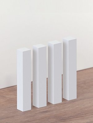 sbs41811831 S�dbrock Sockelleisten Ecken Wei�, lieferbar nur in Verbindung mit Sockelleisten Bestellung Universal-Holzecken