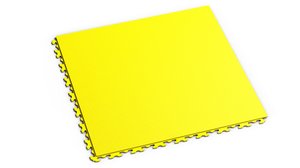 Profilor Invisible PVC Klick-Fliesen Yellow mit verdeckter Kante, Bodenbelag fr Fitnessstudio/Werkstatt Lager und Garage