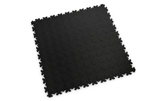 Profilor Industrie PVC Klick-Fliesen Black Flitter/Noppe...