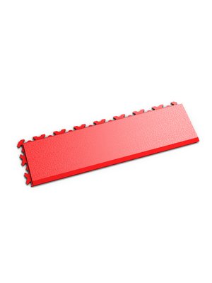 Profilor Auffahrt - Kante Rosso red , verdeckt Invisible Variante D rechts, passend zu Profilor PVC Klick-Fliesen Invisible